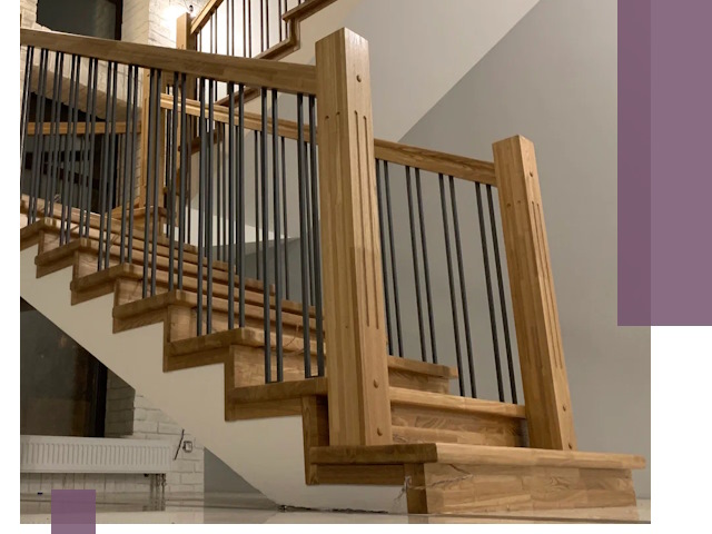 Реставрация деревянных и металлических лестниц в Партизанске