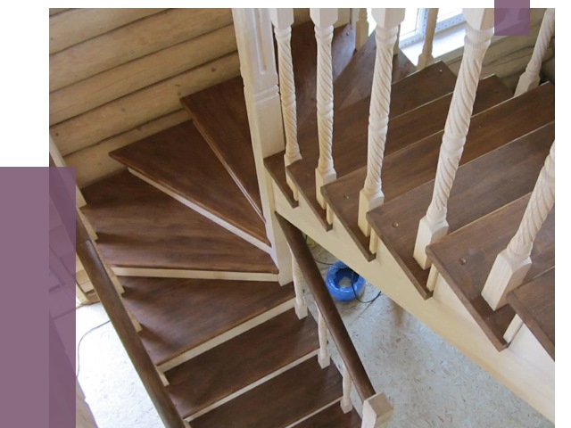 Реставрация деревянных лестниц в Партизанске от 4508 руб.