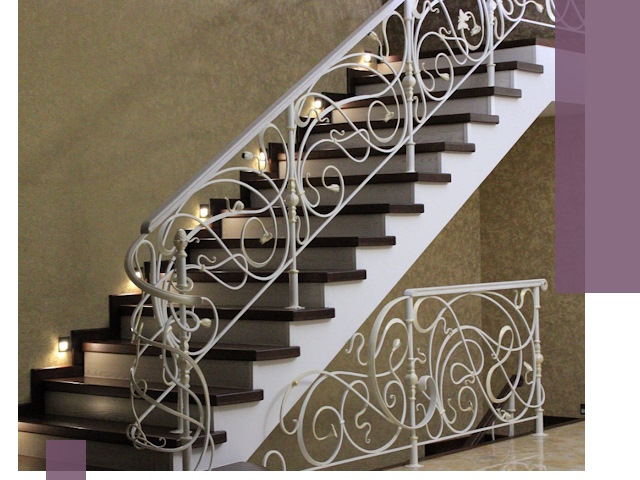 Кованые лестницы под ключ в Партизанске — изготовление и монтаж