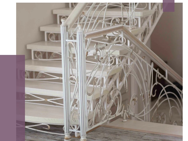 Изготовление кованых лестниц на заказ в Партизанске от 91231 руб. | ПРОЛЁТ-Прт