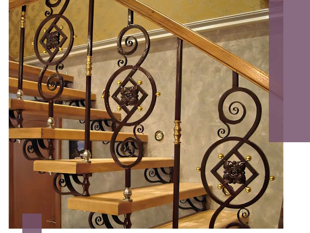 Изготовление кованых лестниц под ключ в Партизанске