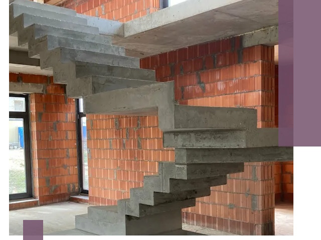 Изготовление бетонных лестниц под ключ в Партизанске