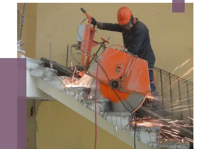 Демонтаж бетонных лестниц в Партизанске от 4830 руб. за м2 | ПРОЛЁТ-Прт