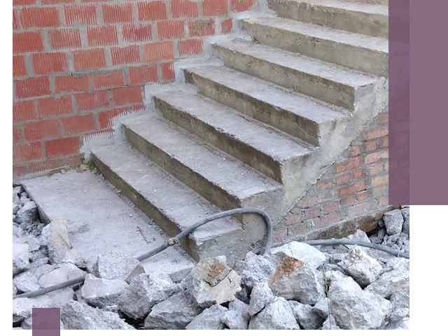 Демонтаж бетонных лестниц в Партизанске: быстро и безопасно