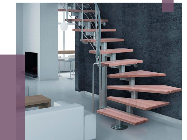 Модульные лестницы в Партизанске от 17709 руб. — купить в ПРОЛЁТ-Прт