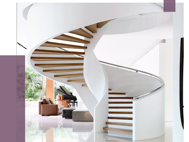 Винтовые лестницы в Партизанске под ключ от 50982 руб. | ПРОЛЁТ-Прт