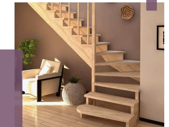 Изготовление Г-образных лестниц в Партизанске от 19856 руб. 