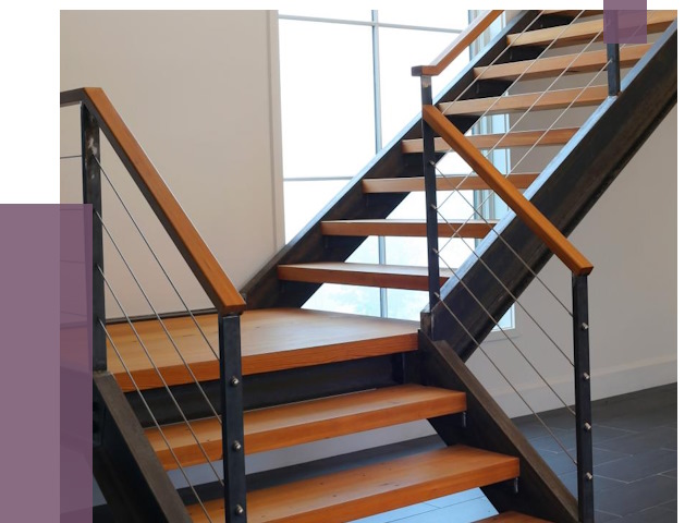 Изготовление лестниц на металлокаркасе в Партизанске от 19856 руб. | ПРОЛЁТ-Прт