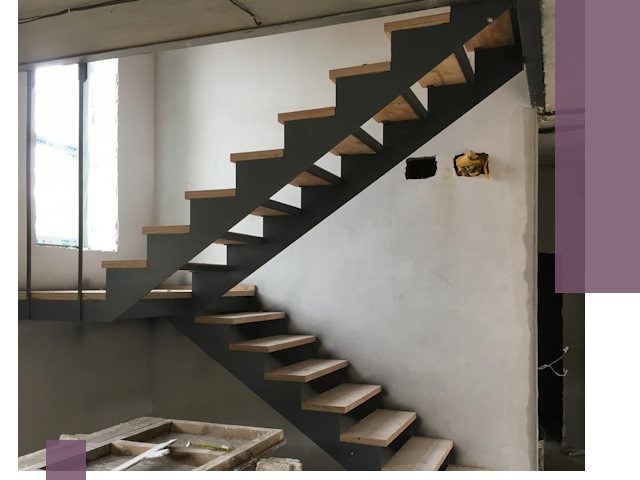 Изготовление лестниц на металлокаркасе в Партизанске от производителя