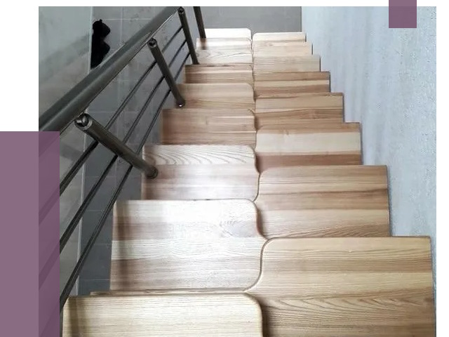 Лестницы гусиный шаг в Партизанске от 13685 руб. под ключ | ПРОЛЁТ-Прт