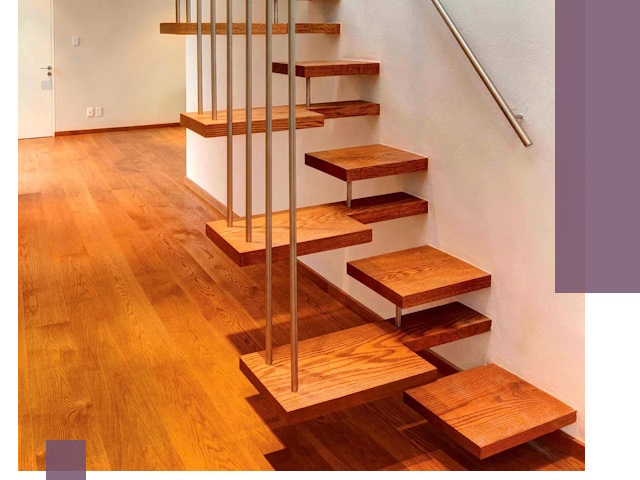 Лестницы «гусиный шаг» на заказ в Партизанске для узких пространств