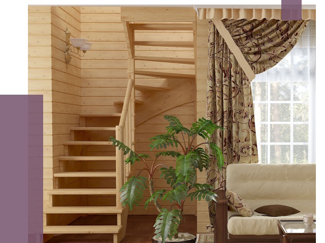 Лестницы для дачи в Партизанске от 79693 руб.  | ПРОЛЁТ-Прт