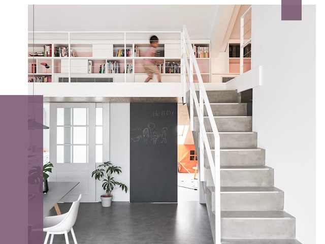 Лестницы для двухуровневой квартиры в Партизанске от 185144 руб. | ПРОЛЁТ-Прт