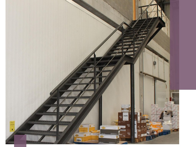 Лестницы для производства в Партизанске — изготовление и монтаж