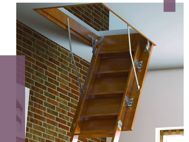 Установка чердачной лестницы в Партизанске от 8211 руб. | ПРОЛЁТ-Прт