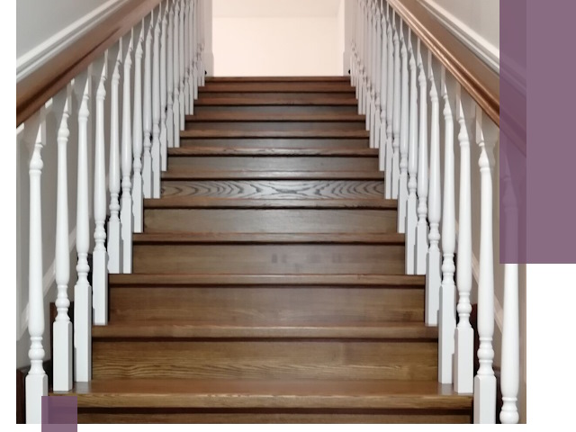 Лестницы из ясеня на заказ в Партизанске — изготовление и монтаж