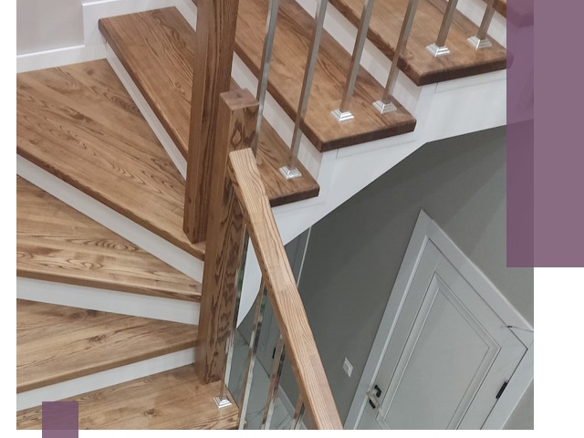 Обшивка металлических лестниц под ключ в Партизанске