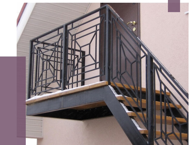 Металлические перила в Партизанске от 4508 руб.  | ПРОЛЁТ-Прт