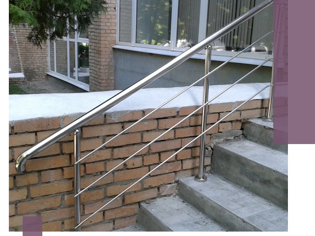 Перила из нержавеющей стали высокого качества в Партизанске