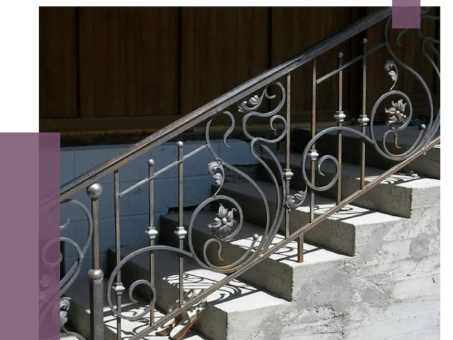 Кованые перила в Партизанске от 9123 руб. под ключ — качество от ПРОЛЁТ-Прт