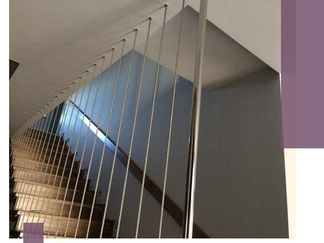 Тросовые перила под ключ в Партизанске — производство и монтаж