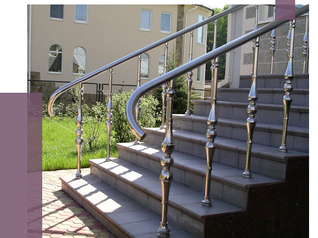 Перила для крыльца в Партизанске от 11270 руб. — монтаж ПРОЛЁТ-Прт