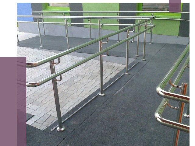 Ограждения пандусов в Партизанске от 4562 руб. монтаж | ПРОЛЁТ-Прт