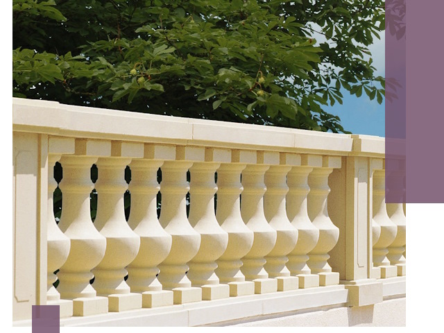 Установка балюстрады в Партизанске: изготовление и монтаж под ключ