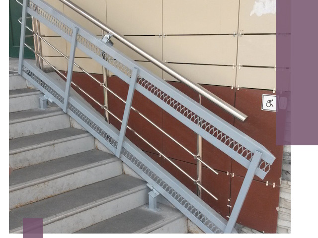 Изготовление откидных пандусов под ключ в Партизанске