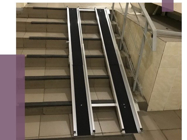 Установка пандуса в подъезд в Партизанске от 8372 руб. под ключ | ПРОЛЁТ-Прт