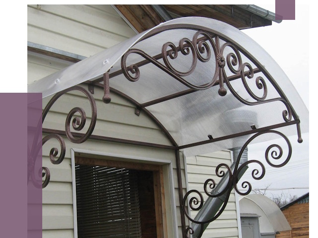 Изготовление козырьков в Партизанске от 7728 руб. — заказать | ПРОЛЁТ-Прт