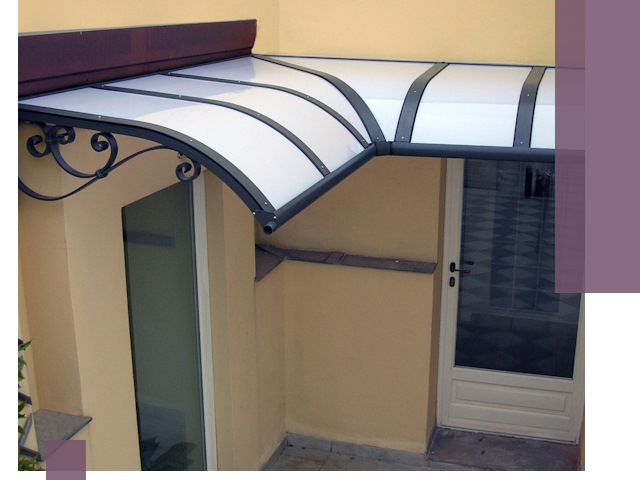 Монтаж козырьков любой сложности в Партизанске под ключ