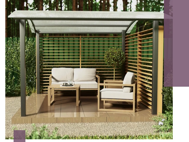 Навесы для дачи в Партизанске: изготовление, монтаж и демонтаж