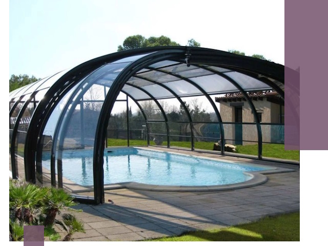 Навесы для бассейна в Партизанске: изготовление и монтаж под ключ