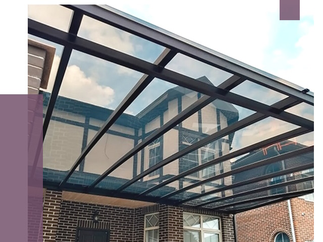 Навесы из поликарбоната в Партизанске от 9037 руб. под ключ — ПРОЛЁТ-Прт