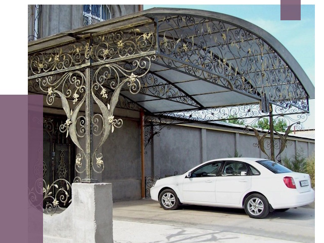Кованые навесы в Партизанске от 15295 руб. | ПРОЛЁТ-Прт