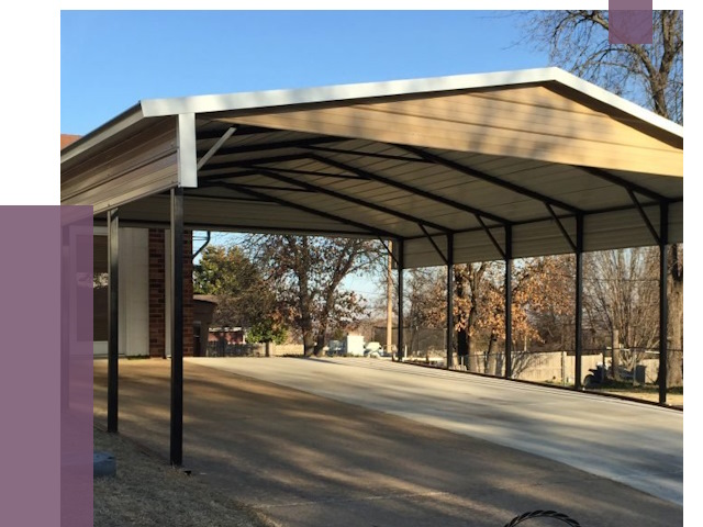 Двускатные навесы в Партизанске от 8425 руб.  | ПРОЛЁТ-Прт