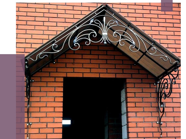 Металлические козырьки в Партизанске от 11216 руб. 