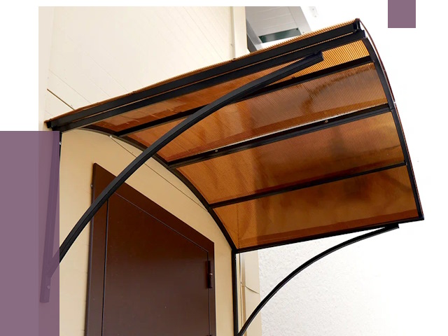 Недорогие козырьки в Партизанске от 7964 руб.  | ПРОЛЁТ-Прт