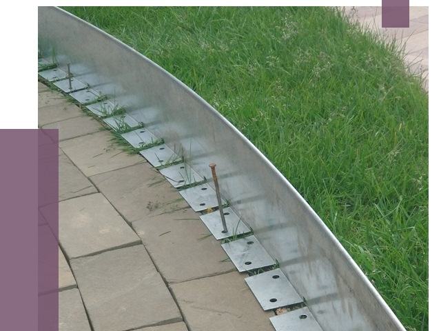 Металлические бордюры для тротуаров в Партизанске от 9123 руб.