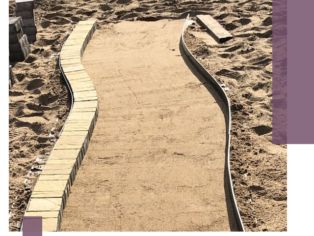 Металлические бордюры для тротуаров в Партизанске — прочные и долговечные