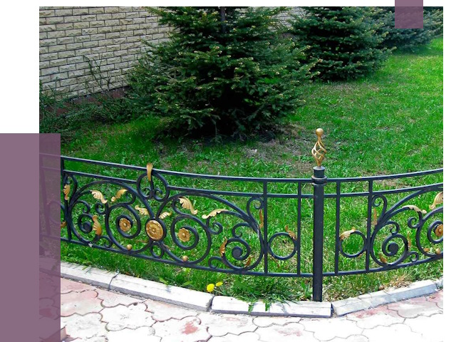 Кованые газонные ограждения в Партизанске от 7996 руб. — ПРОЛЁТ-Прт