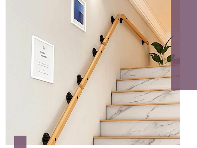 Поручни металлические и деревянные под ключ в Партизанске