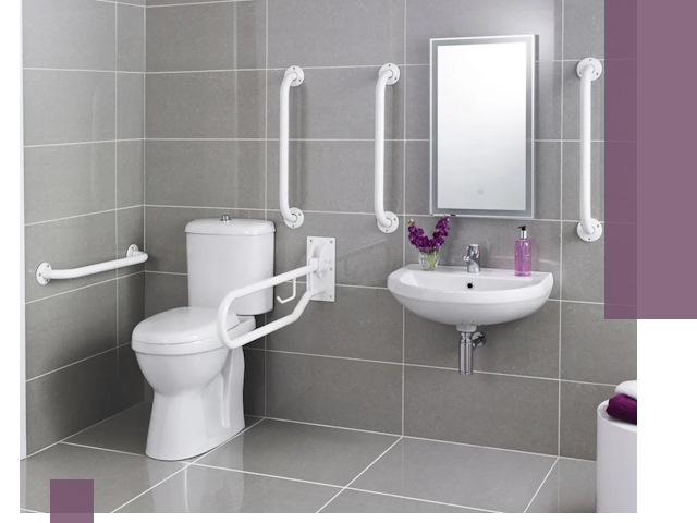 Поручни для санузлов в Партизанске: установка, ремонт и монтаж