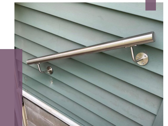 Поручни из нержавеющей стали в Партизанске от 8050 руб.  | ПРОЛЁТ-Прт